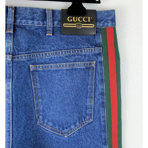 NWT Gucci Regular Fit Marble Jeans Size 34 - Picture 7 of 14